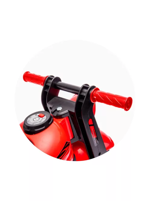 Chipolino Bubble Rider zenélő motor - Red