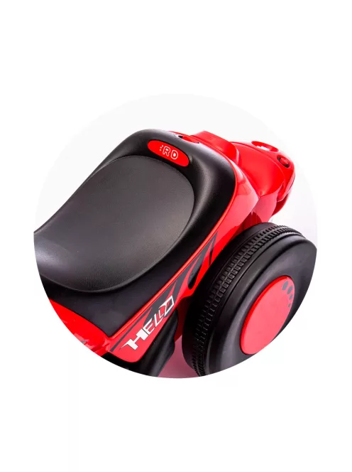Chipolino Bubble Rider zenélő motor - Red