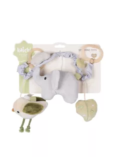 Chipolino Babajáték babakocsira és kiságyra - Elephant