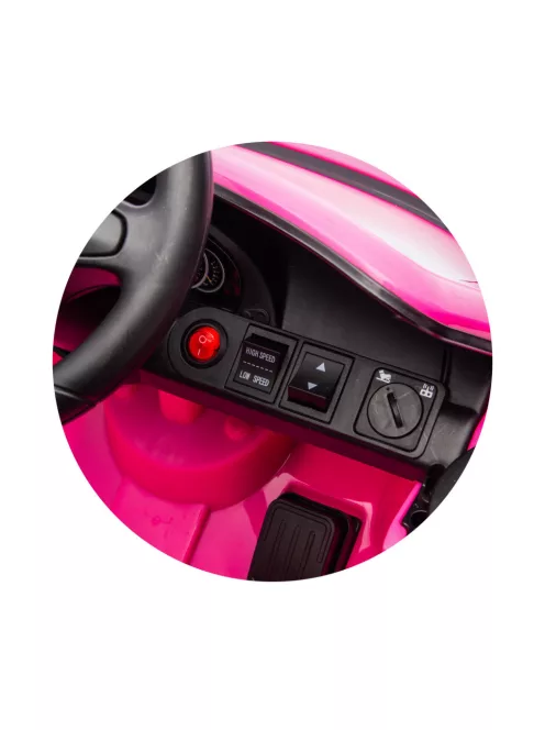 Chipolino Porsche Carrera GT LUX elektromos autó - pink