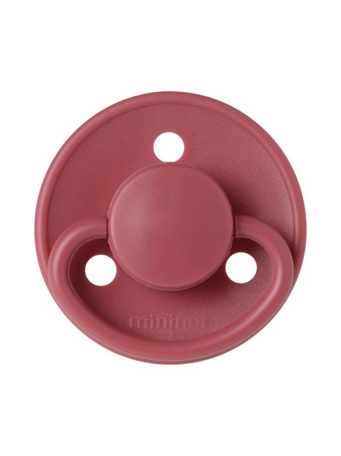 Mininor szilikon cumi 0hó+ 2 db - rebarbara