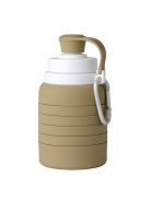 Mininor összecsukható szilikon kulacs 200/500ml - homok