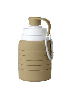 Mininor összecsukható szilikon kulacs 200/500ml - homok