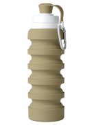 Mininor összecsukható szilikon kulacs 200/500ml - homok