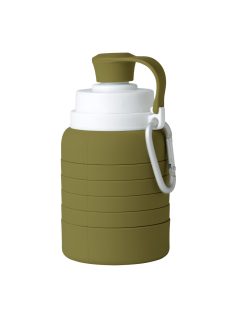 Mininor összecsukható szilikon kulacs 200/500ml - moha