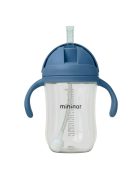 Mininor szívószálas itatópohár 330 ml - égkék