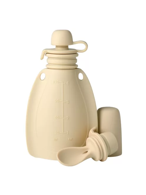 Mininor smoothie tartó kanállal 120 ml - bézs