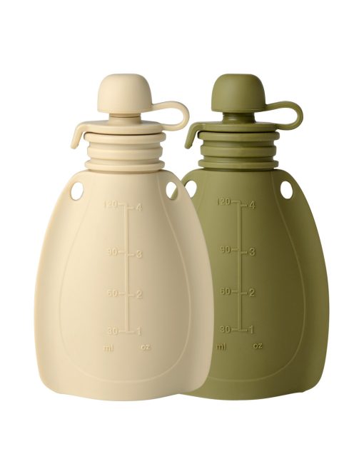 Mininor smoothie tartó 120 ml 2 db - bézs/moha