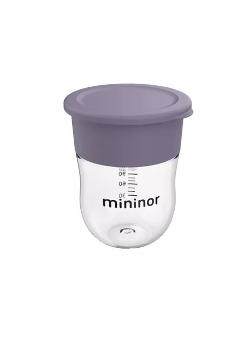 Mininor 360° tanuló pohár 220 ml - lila