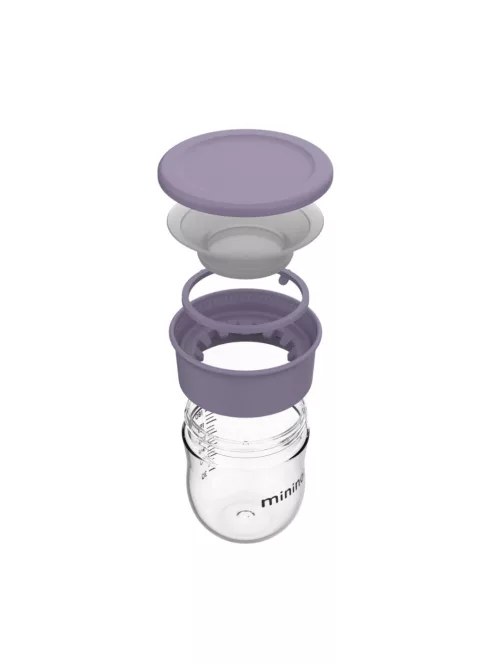 Mininor 360° tanuló pohár 220 ml - lila