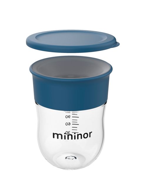 Mininor 360° tanuló pohár 220 ml - kék