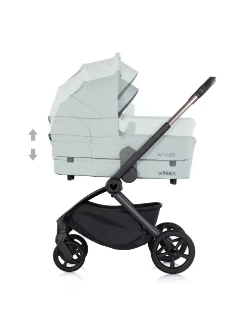 Chipolino Winner 2in1 újszülött babakocsi 22 kg-ig - Matcha