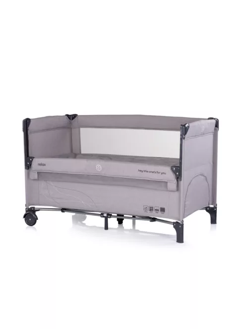 Chipolino Relax multifunkciós utazóágy - platinum linen