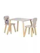 Chipolino Asztalka 2 székkel - puppies