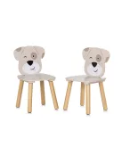 Chipolino Asztalka 2 székkel - puppies