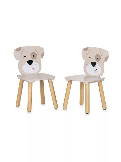 Chipolino Asztalka 2 székkel - puppies