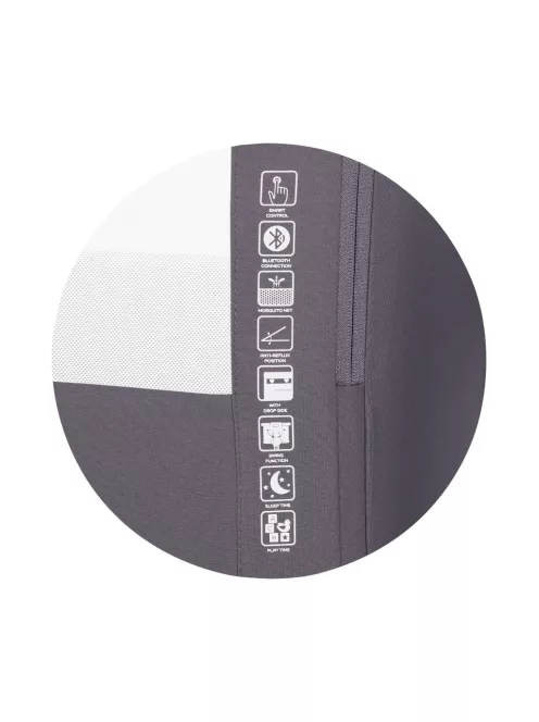 Chipolino Electra elektromos babaöböl - charcoal