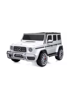   Chipolino Mercedes AMG G63 elektromos autó 2 üléssel - white leather