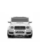 Chipolino Mercedes AMG G63 elektromos autó 2 üléssel - white leather