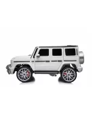 Chipolino Mercedes AMG G63 elektromos autó 2 üléssel - white leather