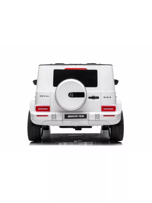 Chipolino Mercedes AMG G63 elektromos autó 2 üléssel - white leather