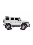 Chipolino Mercedes AMG G63 elektromos autó 2 üléssel - white leather