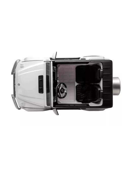 Chipolino Mercedes AMG G63 elektromos autó 2 üléssel - white leather