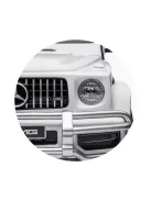 Chipolino Mercedes AMG G63 elektromos autó 2 üléssel - white leather