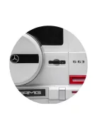 Chipolino Mercedes AMG G63 elektromos autó 2 üléssel - white leather