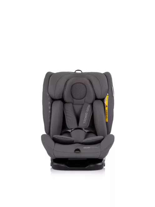 Chipolino Techno iGrow autósülés Isofix 40-150cm - charcoal