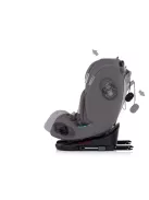 Chipolino Techno iGrow autósülés Isofix 40-150cm - charcoal