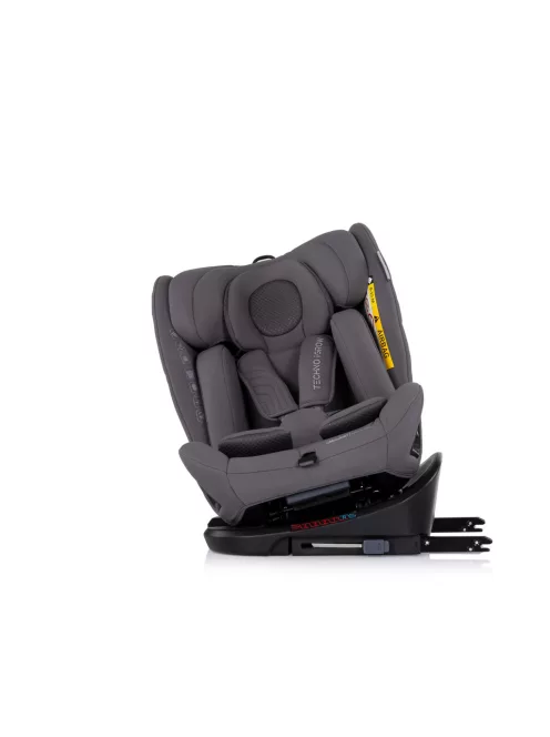 Chipolino Techno iGrow autósülés Isofix 40-150cm - charcoal