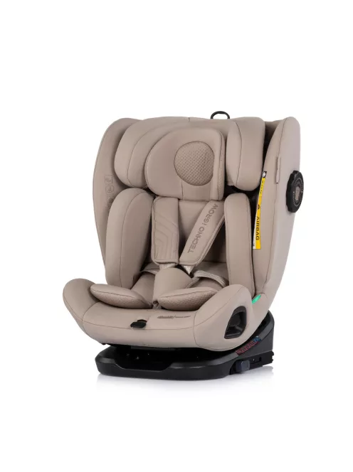 Chipolino Techno iGrow autósülés Isofix 40-150cm - latte