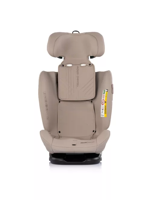 Chipolino Techno iGrow autósülés Isofix 40-150cm - latte