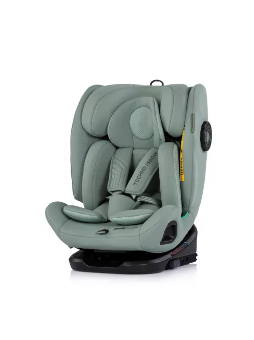 Chipolino Techno iGrow autósülés Isofix 40-150cm - matcha