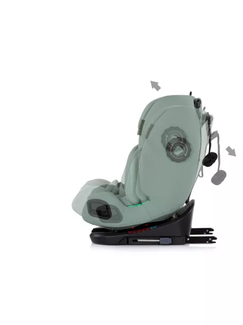 Chipolino Techno iGrow autósülés Isofix 40-150cm - matcha