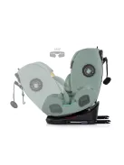 Chipolino Techno iGrow autósülés Isofix 40-150cm - matcha