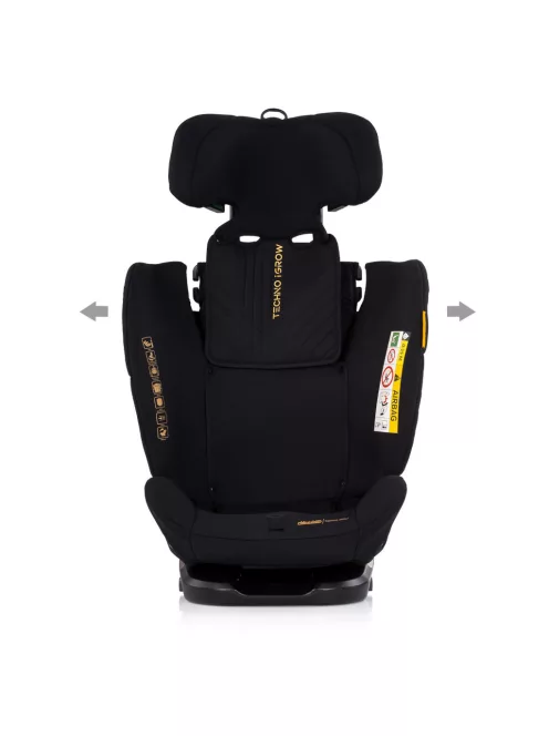 Chipolino Techno iGrow autósülés Isofix 40-150cm - noir