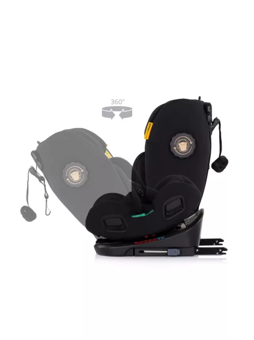 Chipolino Techno iGrow autósülés Isofix 40-150cm - noir