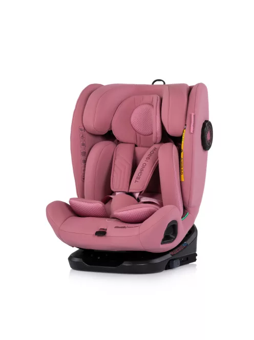 Chipolino Techno iGrow autósülés Isofix 40-150cm - powder pink