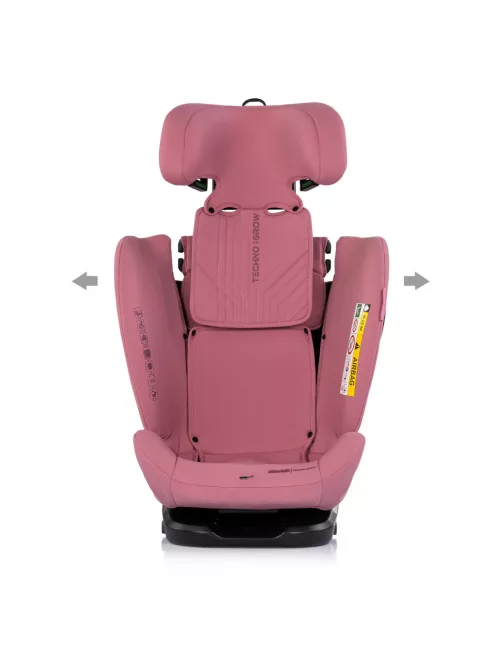 Chipolino Techno iGrow autósülés Isofix 40-150cm - powder pink