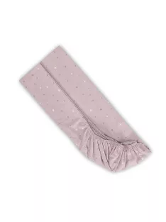Lorelli gumis lepedő 90x50 cm mózeskosárba - Pink stars