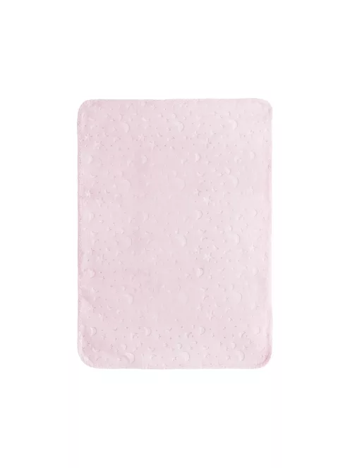 Lorelli Dombornyomott polár takaró 80x110cm - Pink