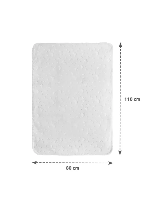 Lorelli Dombornyomott polár takaró 80x110cm - Grey