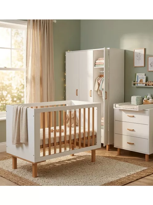 Little Sky Laura 3 ajtós szekrény - fehér (3 doboz)