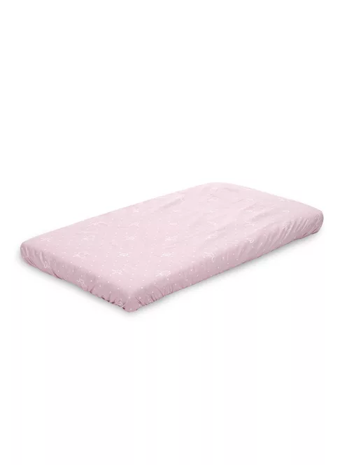 Lorelli gumis lepedő 98x65 cm babaöbölbe - Little Bear Pink