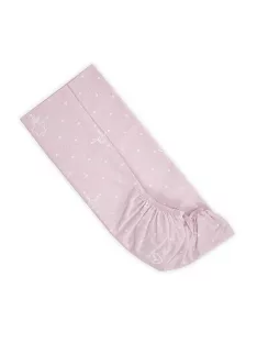 Lorelli gumis lepedő 90x50 cm mózeskosárba - pink