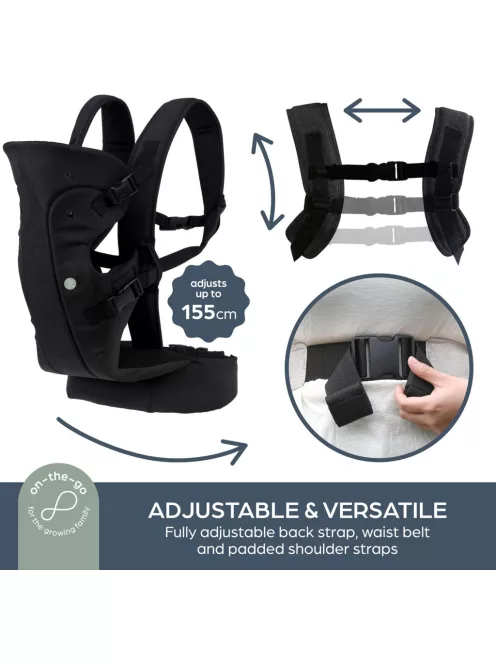 Dreambaby Journey ergonomikus 3az1 ben babahordozó - fekete