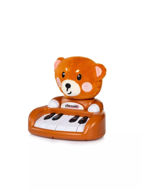 Chipolino Plüss játékzongora - Teddy bear brown