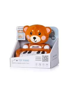 Chipolino Plüss játékzongora - Teddy bear brown